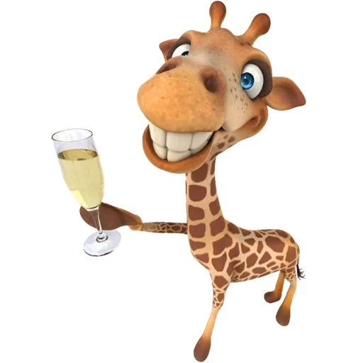 giraffa entertainment, giraffa divertente, giraffa divertente, giraffa felice, modello di giraffa divertente