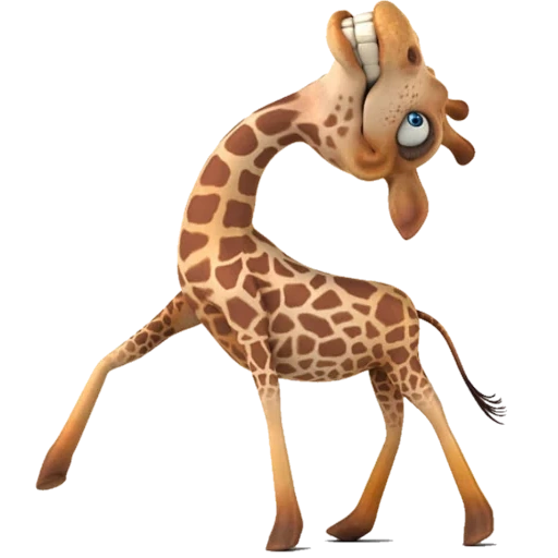 adorabile giraffa, vbs limbaju, giraffa entertainment, giraffa divertente, cartoon della giraffa