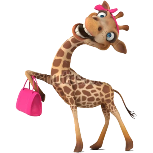 girafe, divertissement de la girafe, photos de girafes, fun girafe, fun dessin animé girafe en stock