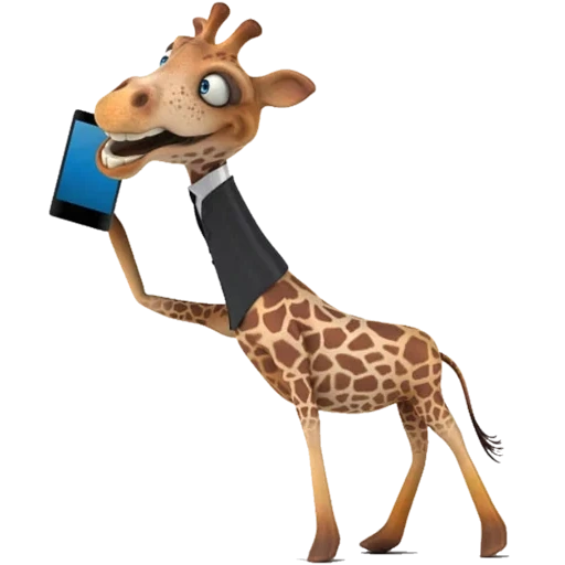 giraffe, giraffe doctor, merry giraffe, giraffe with a white background, fun cartoon giraffe stock