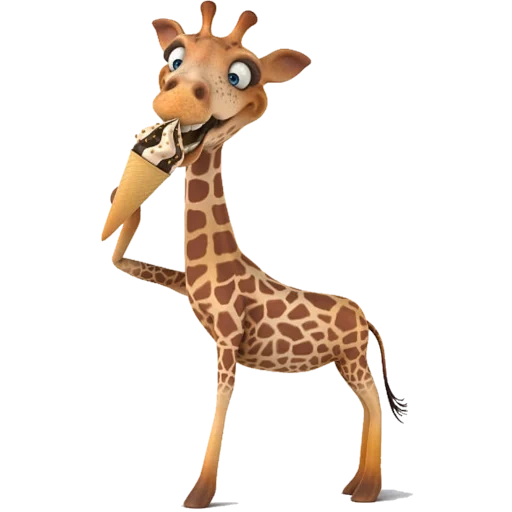 girafic, giraffe, tiergiraffe, giraffe cartoon, cartoon giraffen mit einkäufen