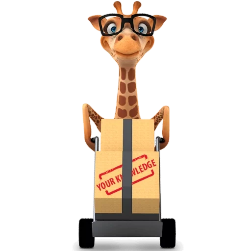 giraffa entertainment, giraffa divertente, illustrazione giraffa
