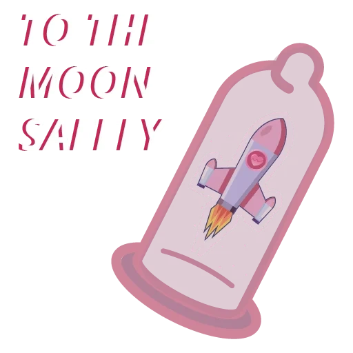 preservativo, una bottiglia di schizzi, un preservativo allegro, preservativi rosa, preservativo cartone animato
