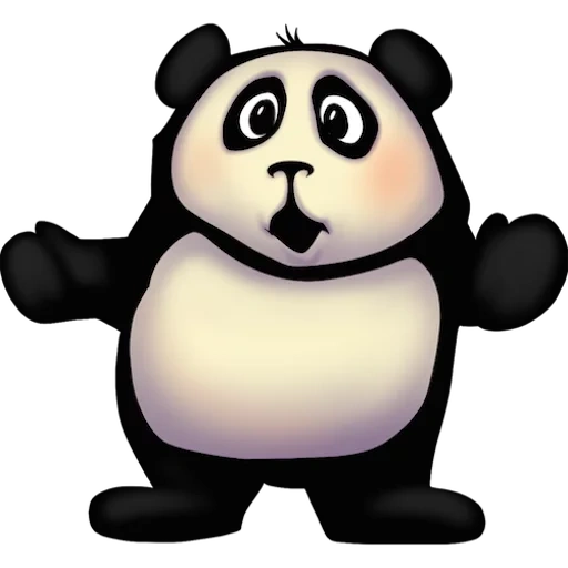 panda, joyeux panda, panda cool, pandochk drôle