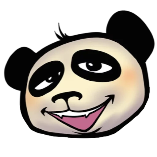 panda, emozy panda, der mund des panda, cooler panda