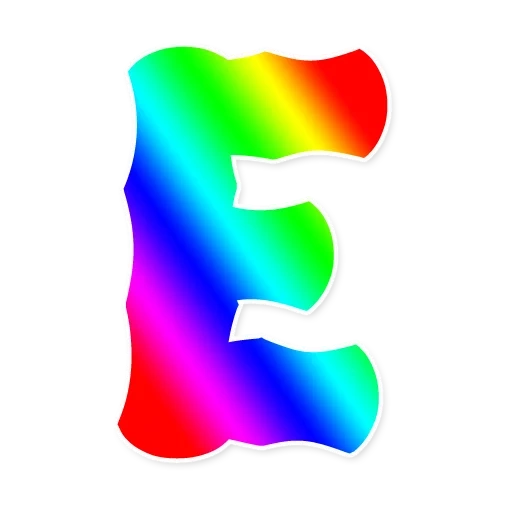 letras arcoiris, letras arcoiris, rainbow alfabeto ruso, letra arcoiris, rainbow alfabeto fondo transparente