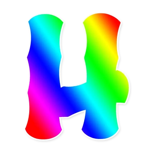 letras de color, letras arcoiris, letras arcoiris, letra arcoiris, alfabeto de letras de color