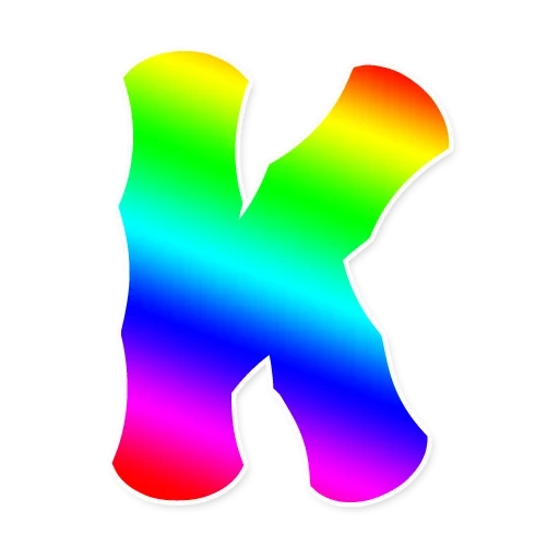 arco iris, letras arcoiris, letras coloridas, letras de color arcoiris, letra arcoiris