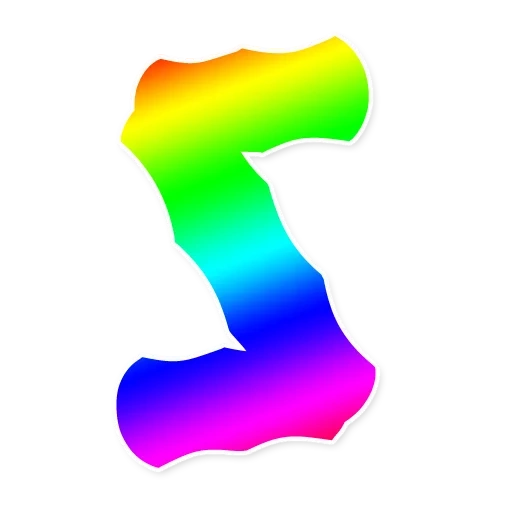 the rainbow, huruf pelangi, huruf warna pelangi, pelangi huruf, latar belakang transparan huruf pelangi