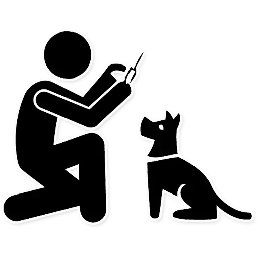 дрессировка иконка, знак человек собакой, иконка человек собакой, значок человек собакой, иконки вакцинация животных ветеринария