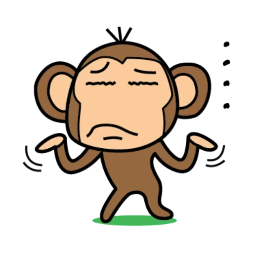 una scimmia, disegno scimmia, figura della scimmia, cartoon da scimmia, illustrazione delle scimmie