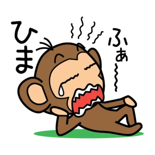 un mono, café de mono, albert 6 mono, monos animados