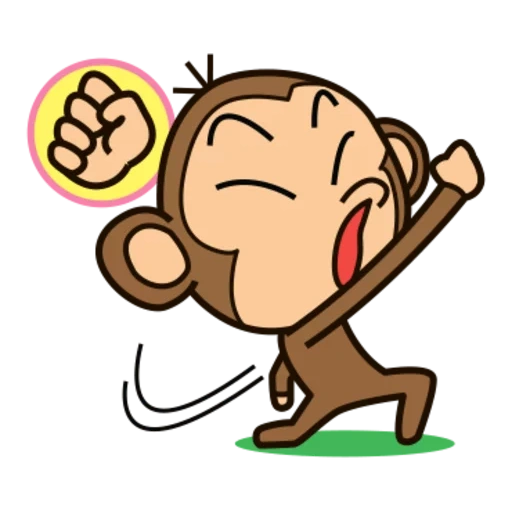 macaco, café macaco, padrão de macaco, macaco sorridente, macaco de desenho animado
