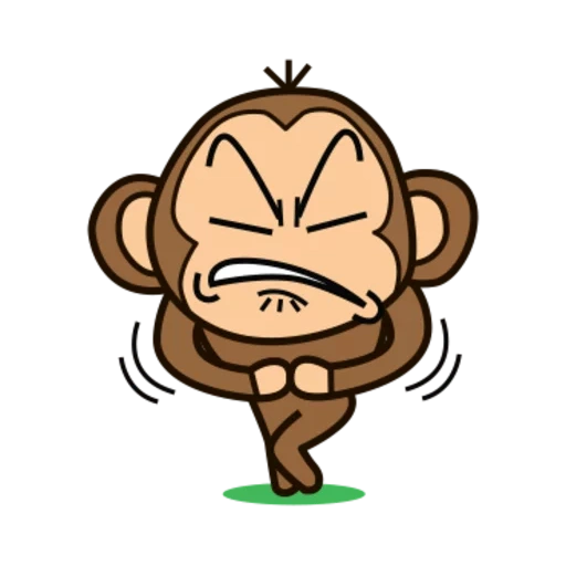 a monkey, monkey coffee, monkey muzzle, the head of the monkey, sad monkey