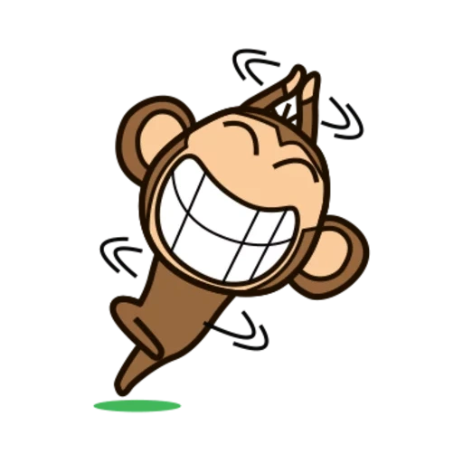 a monkey, laughing, monkey coffee, monkey drawing, laughing monkey