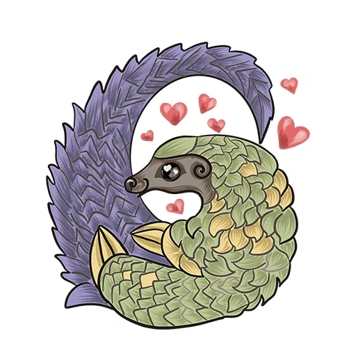 pangolin, панголин, панголина, ульяна рандов