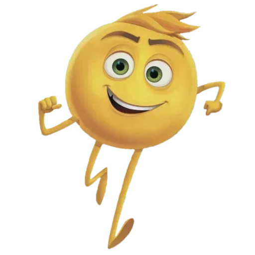 smiling face, gina smiling face, emotional film, gene an emoticon movie, expression movie smiling face