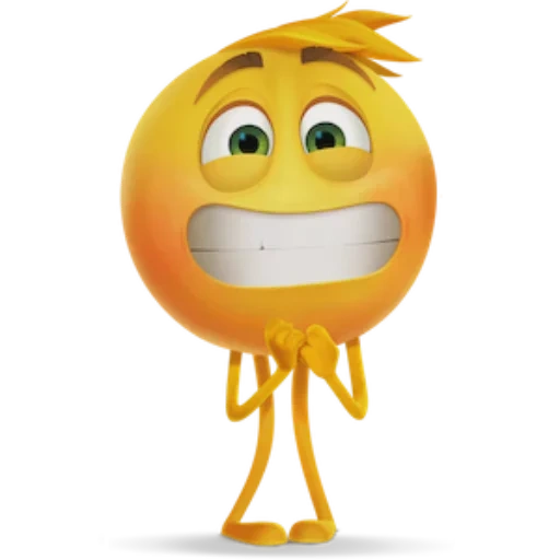 the emoticon movie, smiley large, ein nachdenkliches smiley