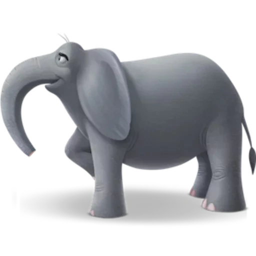 statuetta-gnomo, elefante elefante, emoticon di elefante, emoticon elefante, statuetta con elefante