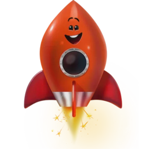 missile, lancio di un razzo, emoticon rocket, razzo cosmico, missile senza sfondo