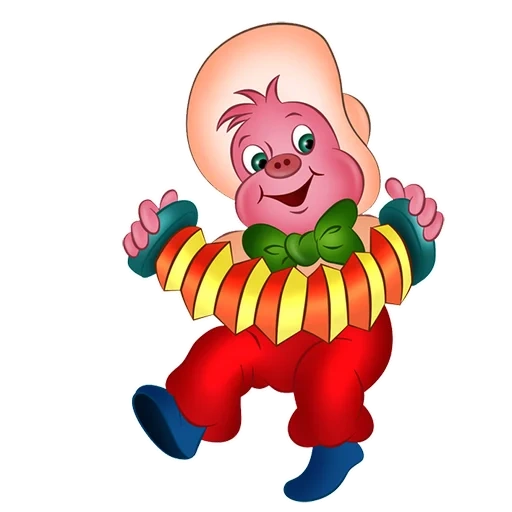 der clown, von tick hero, baby des clowns, von tick charakter, joker für tuba und trompete