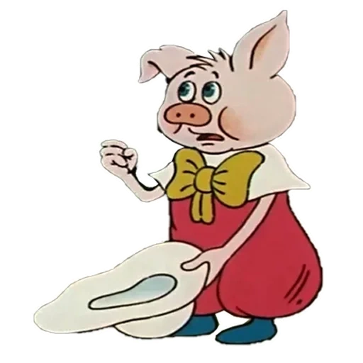 funtik, funtik pig, funtik's characters, pigs of funtik heroes, adventures of the piglet
