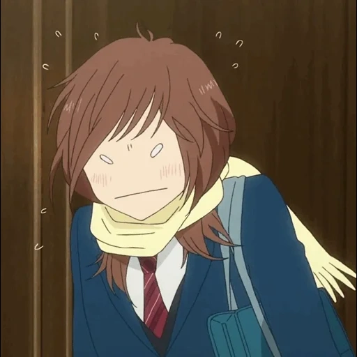 figure, anime owa, ao haru ride, the road to youth, the road to animation youth