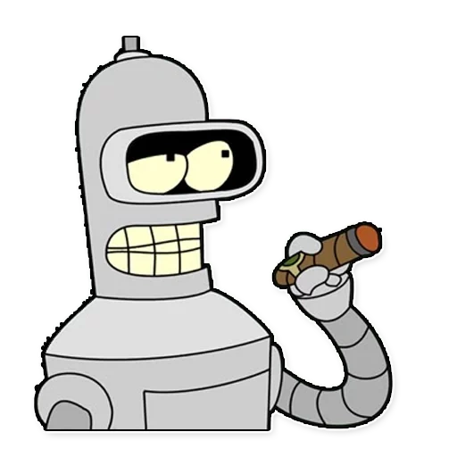 disegni, futurama, futurama bender, la faccia di bender futuram, futurama robot bender