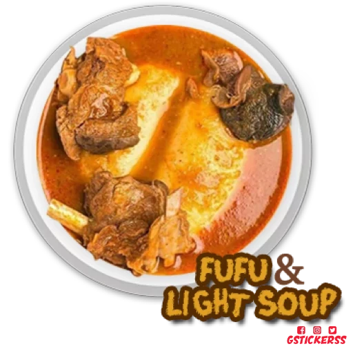 alimentation, fufu, cari meat, fu fu cai, fu fu national ghanéen