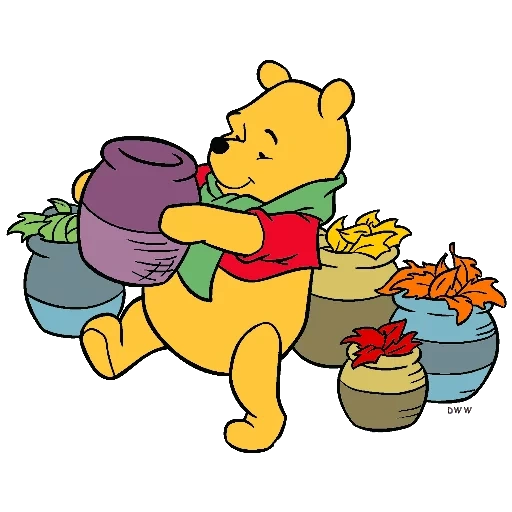 pooh, winnie the pooh, the walt disney company, pot winnie disney beruang, cub winnie disney honeypot