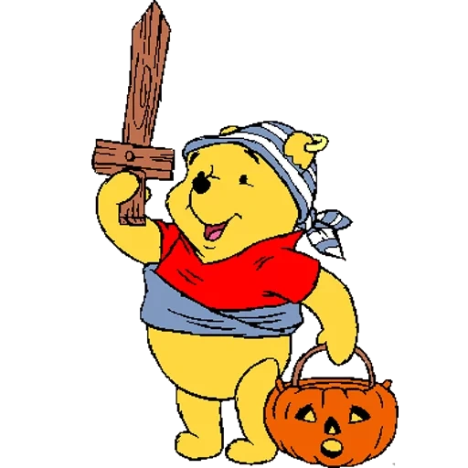 caca, winnie l'ourson, winnie la citrouille de pooh, oignons winnie pooh, coloriage winnie pooh