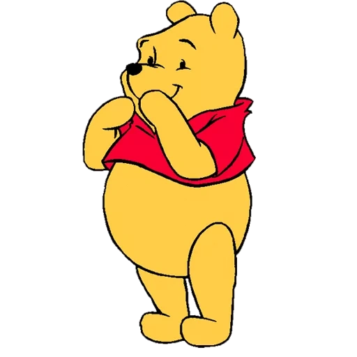 pooh, вини пух, винни-пух, винни пух клипарт, винни пух белом фоне