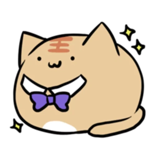 cat, kucing, anime pizza kucing, stiker kucing lucu, kawai seal pizza