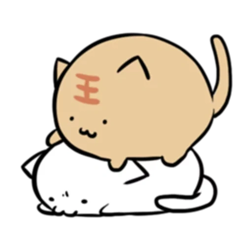 gato, katiki kavai, lindos dibujos de chibi, lindos dibujos de kawaii, los gatos kawaii están enfermos