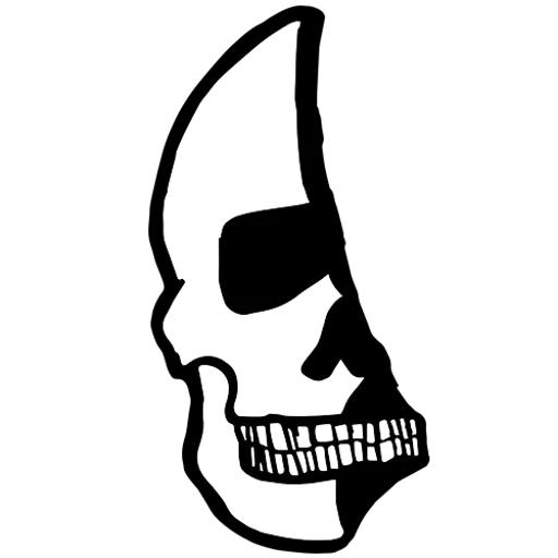 skull, skull vector, skull sketch, skull template, skull sticker