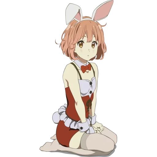 anime, anime art is lovely, anime drawings are cute, kuriyam mirai rabbit, anime drawings of girls