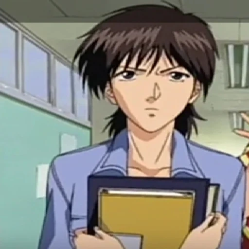 anime, karakter anime, guru onizuka, guru yang curam onzuka, mizukuki guru keren onizuka