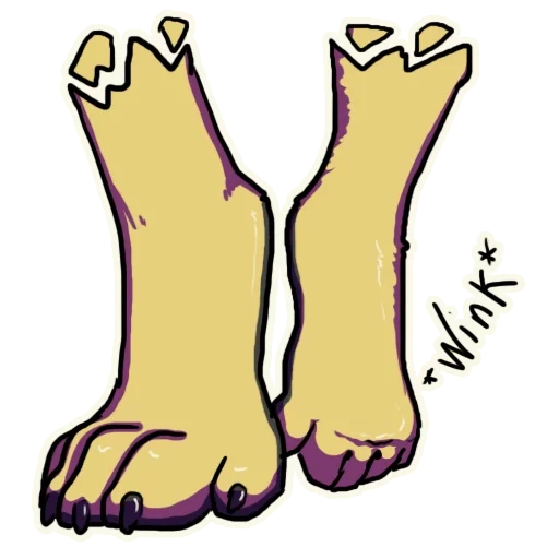 feet, legs, whose paws, pagic drawing, cartoon legs