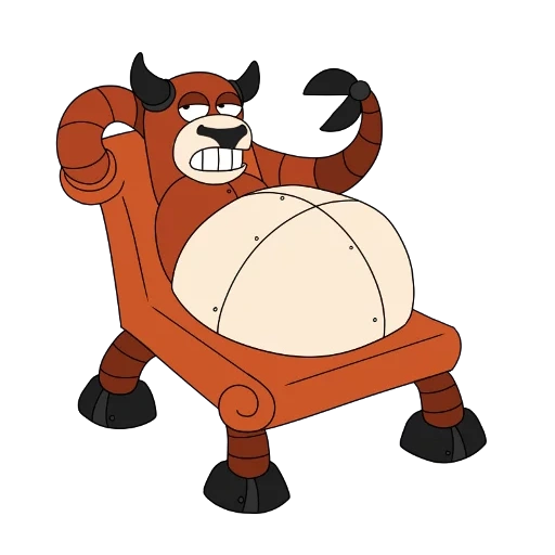 animação, personagem, comics bulls, ilustração, fat foxy in hall