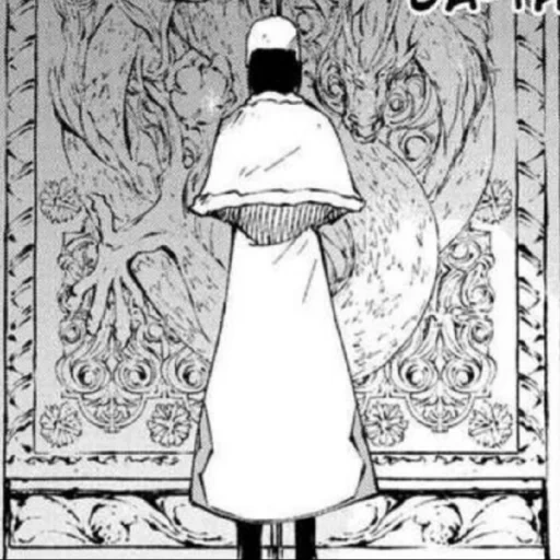 manga, manga blich, shino manga, manga about tengu, white king manga