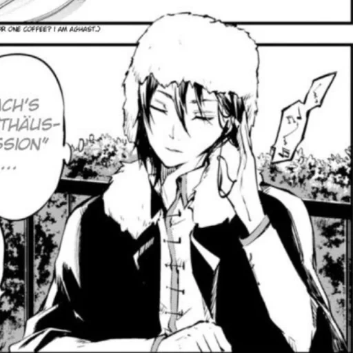 from stray dogs, great stray dogs, fedor dostoevsky bsd manga, fyodor dostoevsky and ace bsd, fedor dostoevsky wandering dogs manga