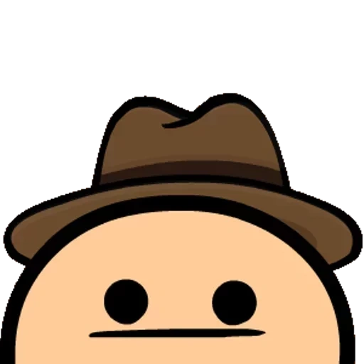 visage, cow-boy, humain, face emoji, mafia emoji