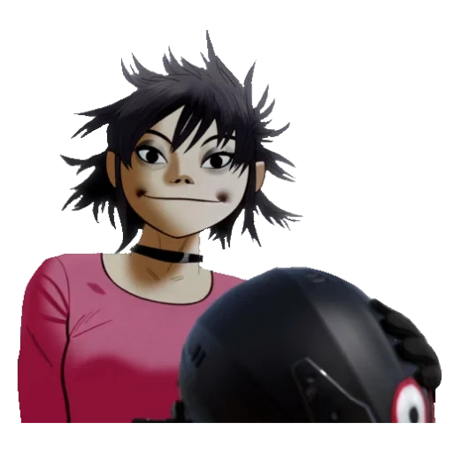 gorillaz, nudel gorilla, gorilla noodles, jaguar motorsport nudel, haruka kuroda gorilla