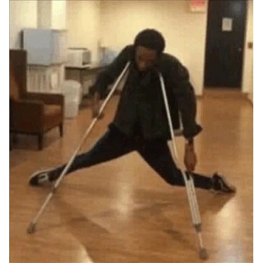 bts memes, funny memes, dancing crutches, runes with crutches, walking crutches