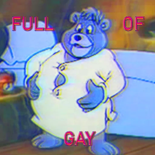 uomini, care bears, mishki gamma fat, le avventure dell'orso gamma, cartoon di cura dell'orso 1989