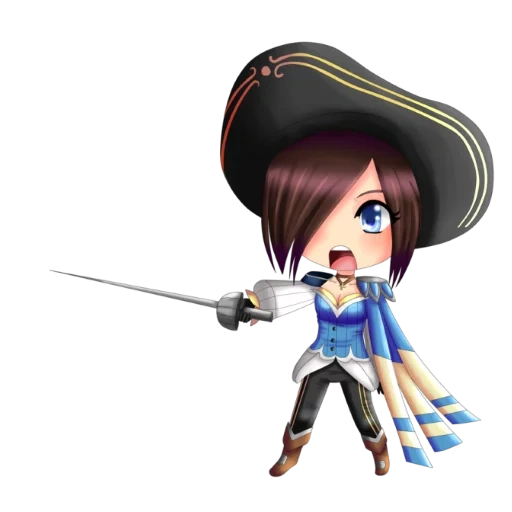 chibi, fioraskina, anime charaktere, fiora chibi art, league legends