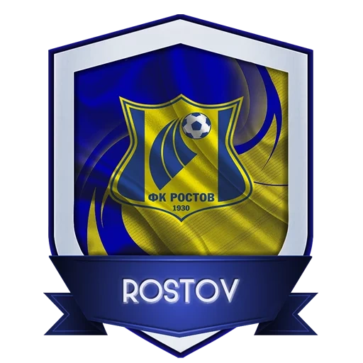 logo fc rostov, lambang fc rostov, lambang fc rostov, lencana klub sepak bola rostov, logo rostov football club