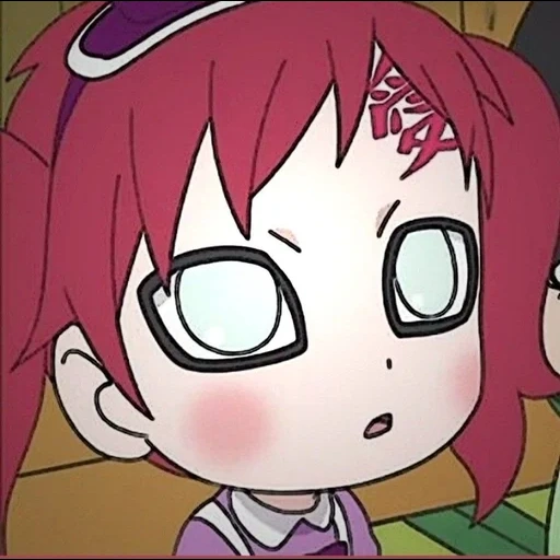 chibi gaara, gaara anime, gaara kun chibi, gaara girl chibi, gaara chibi spring of youth rock