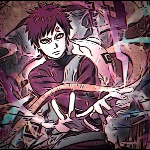 haia, naruto, ninja de fogo de haia, gaara naruto, lahra negra