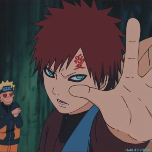 gaara, gaara naruto, gaara saison 2, naruto contre gaara